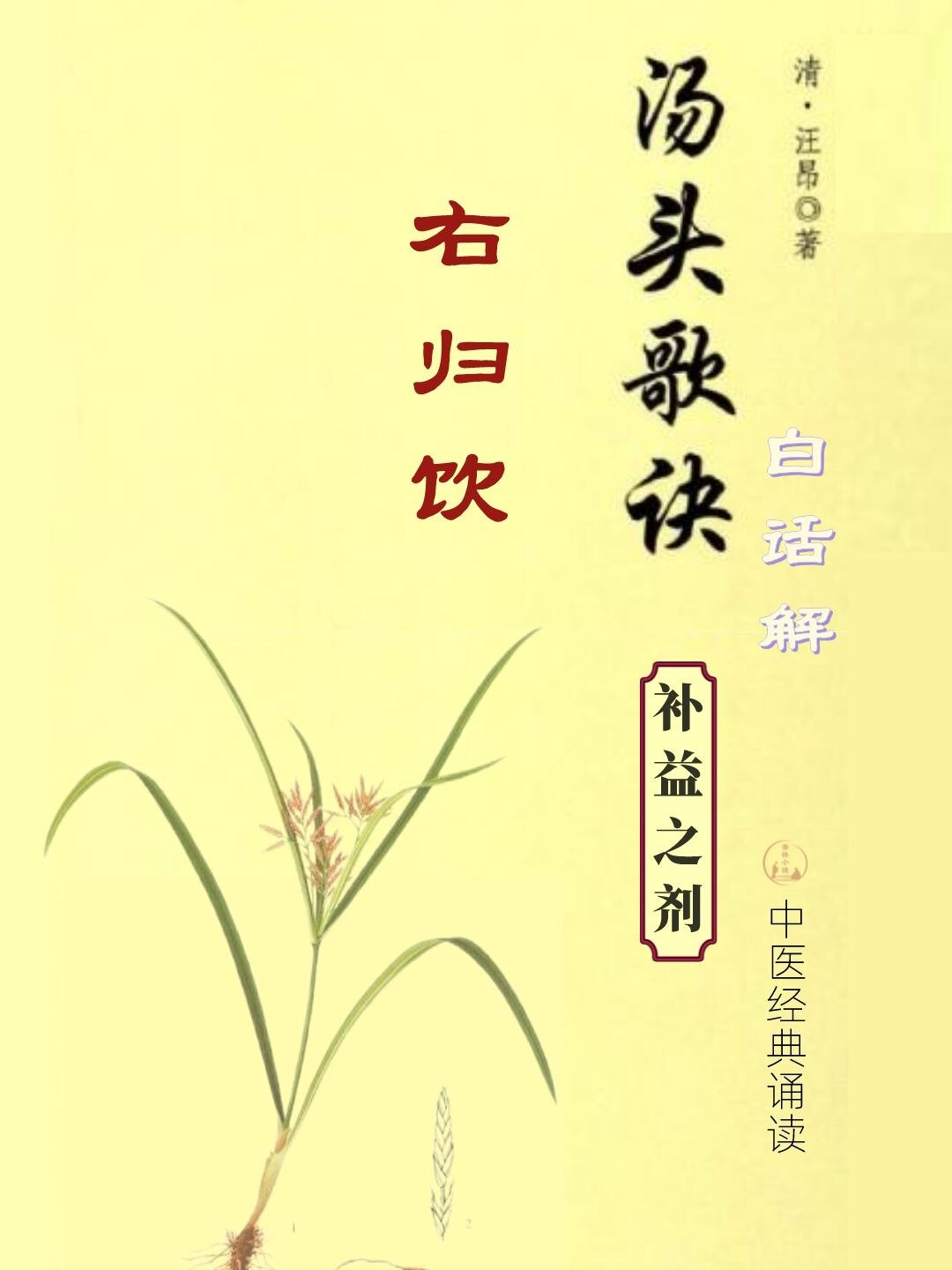 汤头歌诀-补益之剂-右归饮