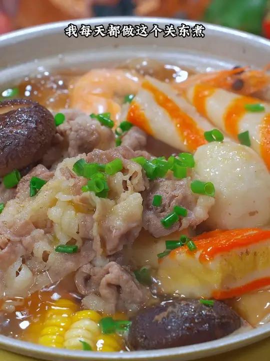 天冷就想吃点清爽热乎的,这个很入味的关东煮营养好吃又简单好做