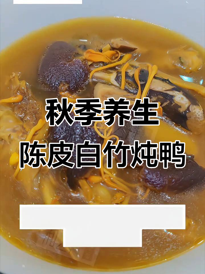 白露时节,陈皮老鸭汤助你润肺防秋燥