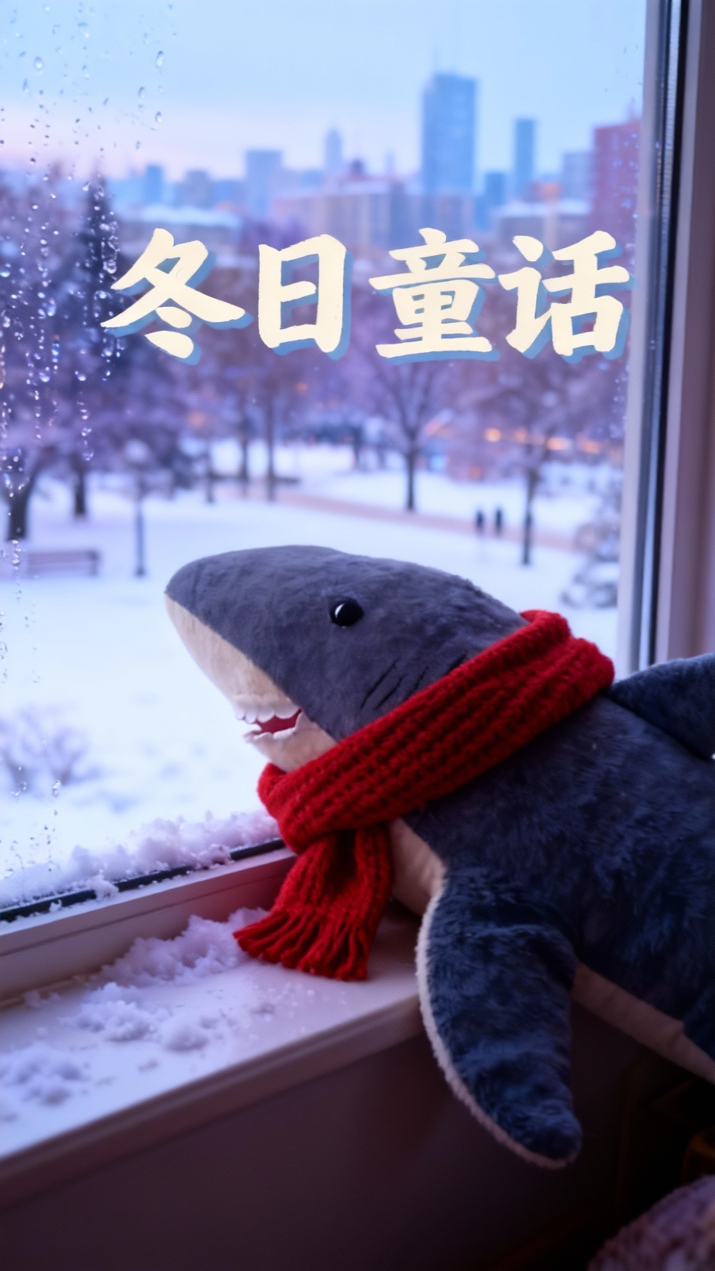 大鲨鱼的冬日铲雪奇遇