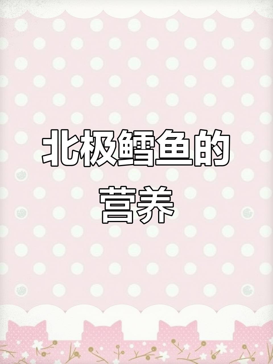 5月北极鳕鱼洄游,富含Omega-3,滋养每一天