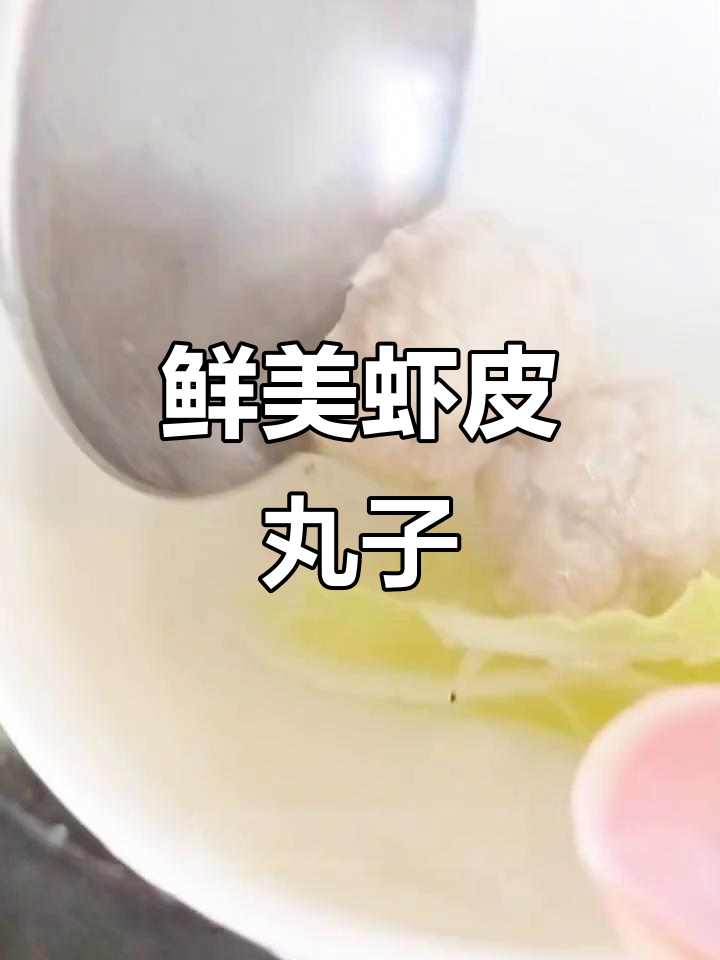 鲜美虾皮丸子汤,简单五步轻松做!