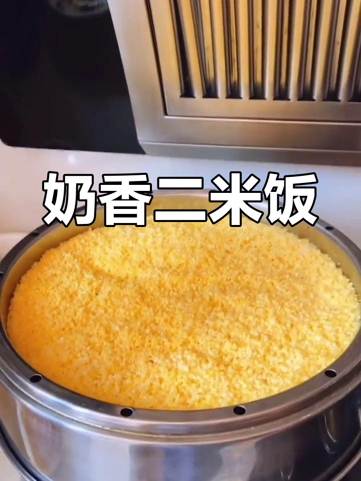 牛奶蒸二米饭,黄米小米搭配茄子羊肉汤,香气扑鼻