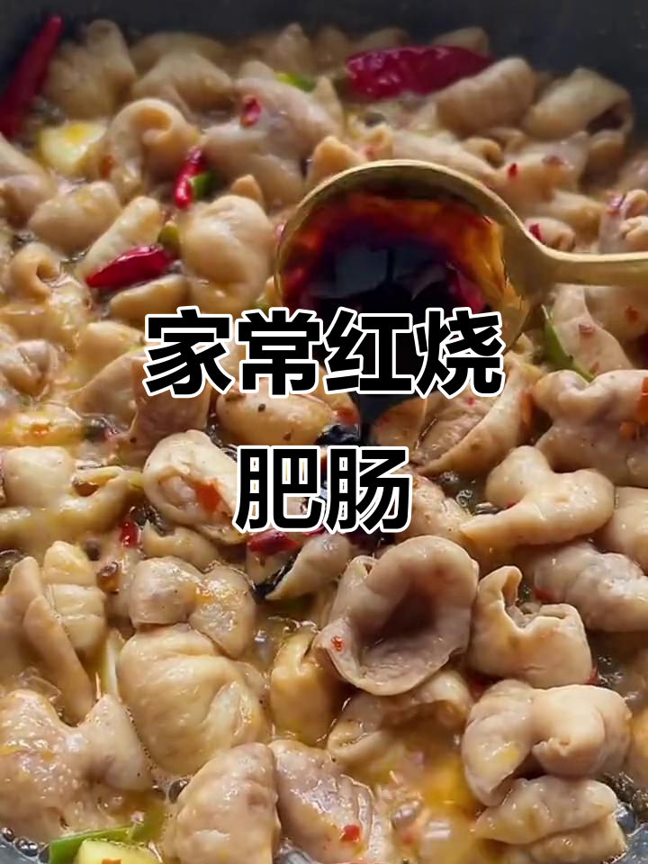 红烧肥肠家常做法,香而不腻无异味