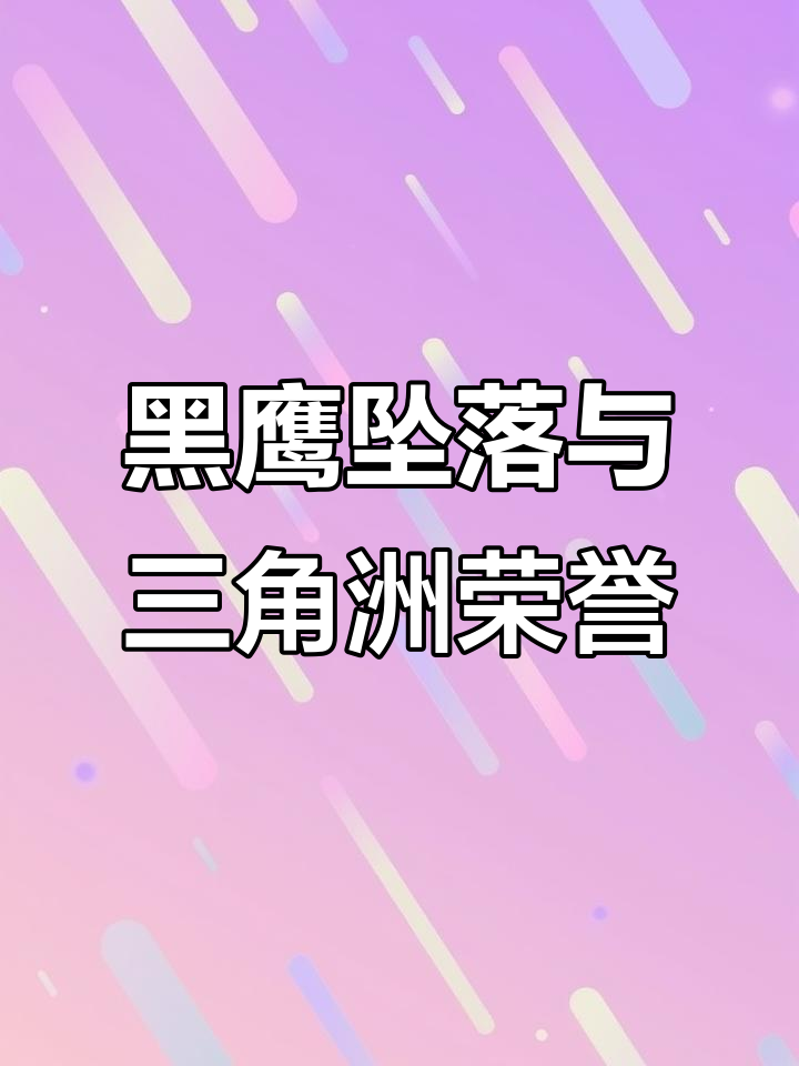 三角洲黑鹰坠落事件揭秘,权威勋章背后的英勇行动