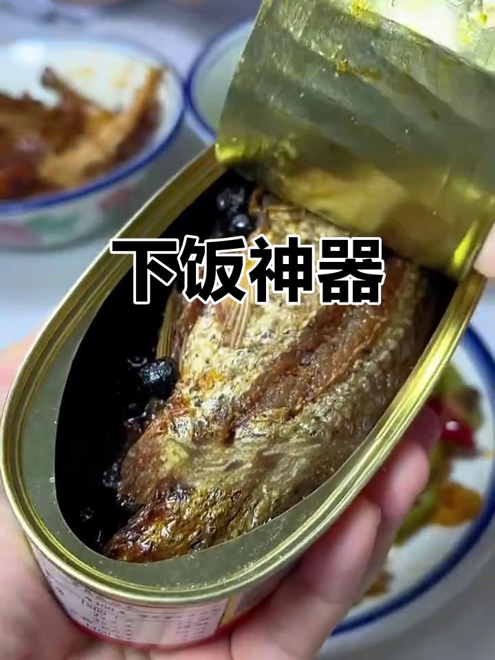 广东人必备,甘竹豆豉鲮鱼罐头,经典下饭菜