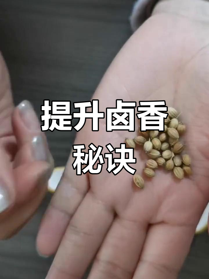 香菜籽与荜拨搭配,卤肉香气更浓郁