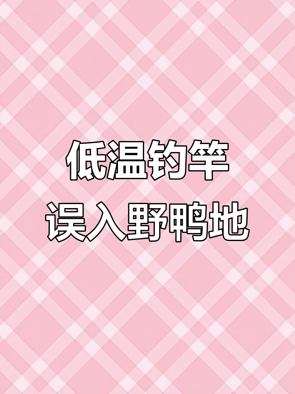 气温低,野鸭现身!钓鱼时竟跑错方向