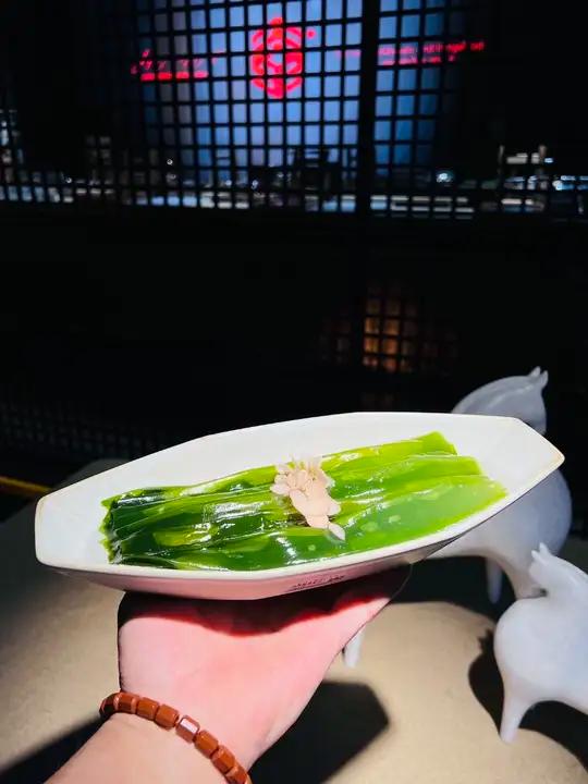 出品摆盘—有机海带苗 #火锅 #火锅出品设计#火锅出品摆盘 #烤肉#烤肉出品设计