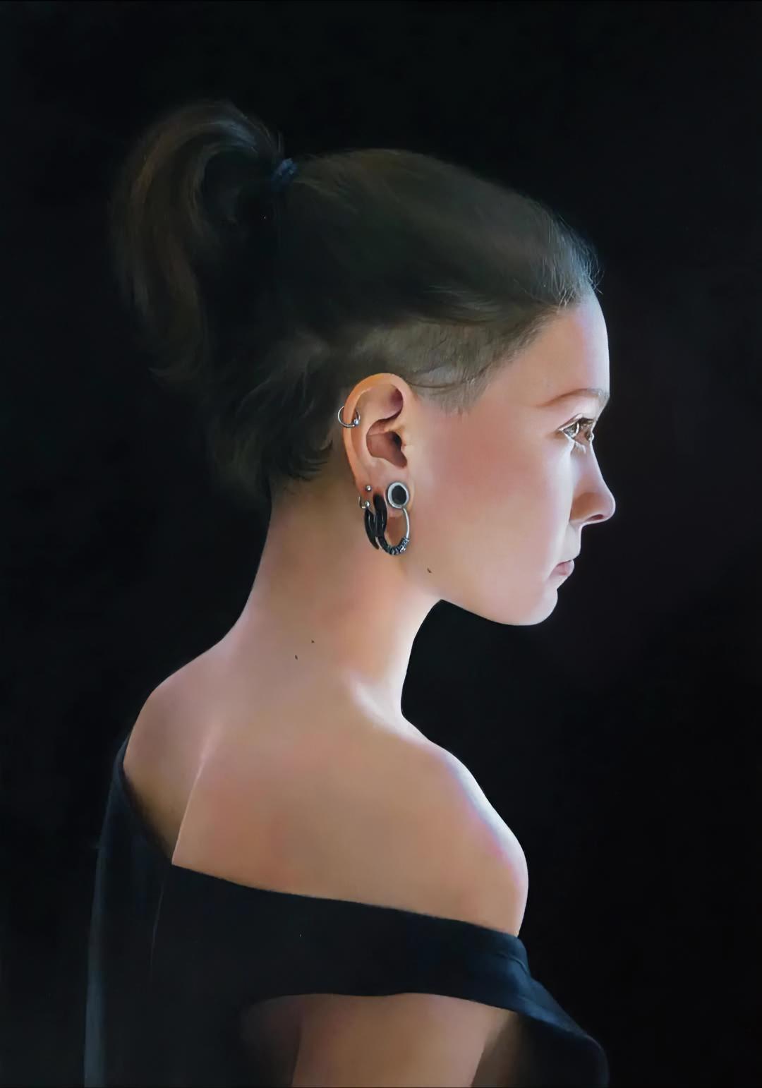 法国画家安妮·克里斯汀·罗达超写实人物油画艺术作品欣赏!