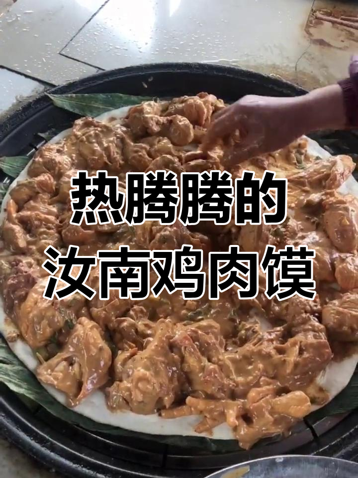 汝南鸡肉馍,热腾腾出锅的美味!