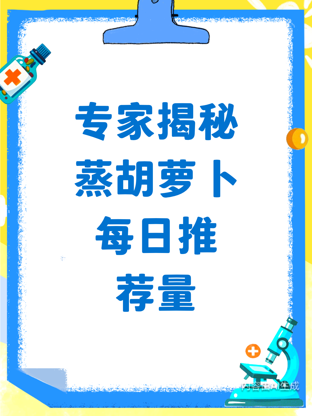 蒸胡萝卜咋吃?专家告诉你量