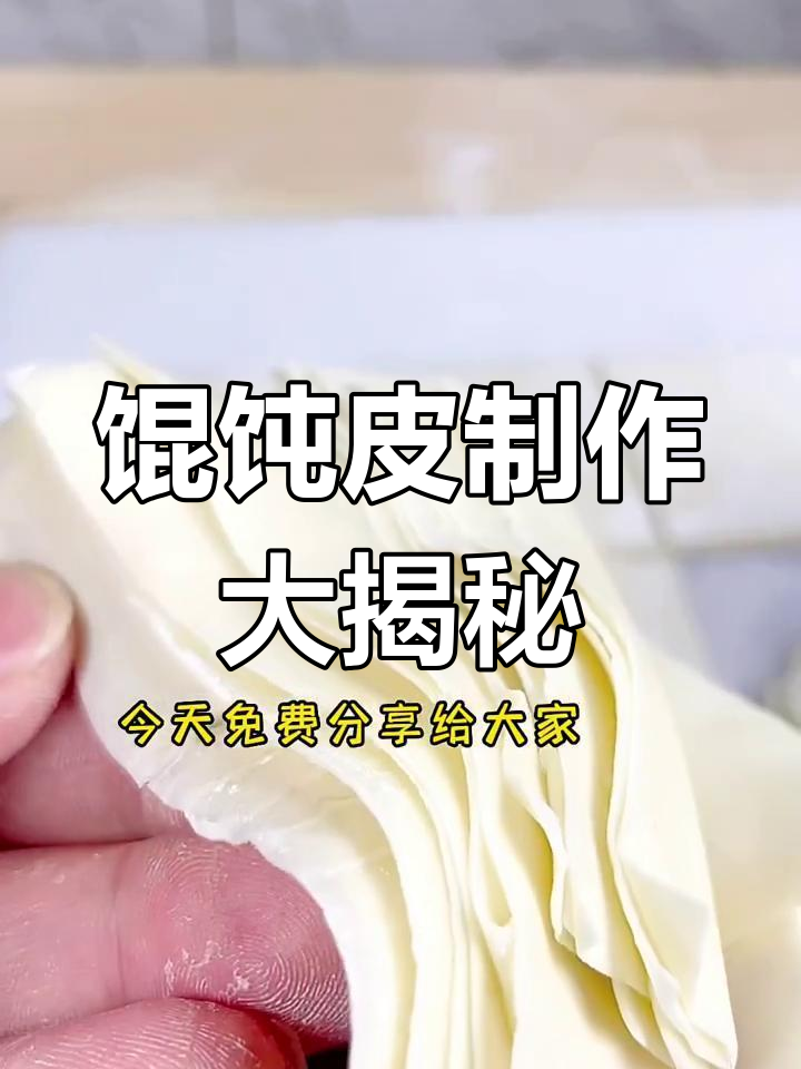 花2000元学做馄饨皮,看看值不值!