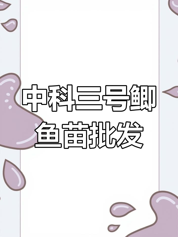鲫鱼苗批发价格与品质,中科三号无尾二三四两规格详解