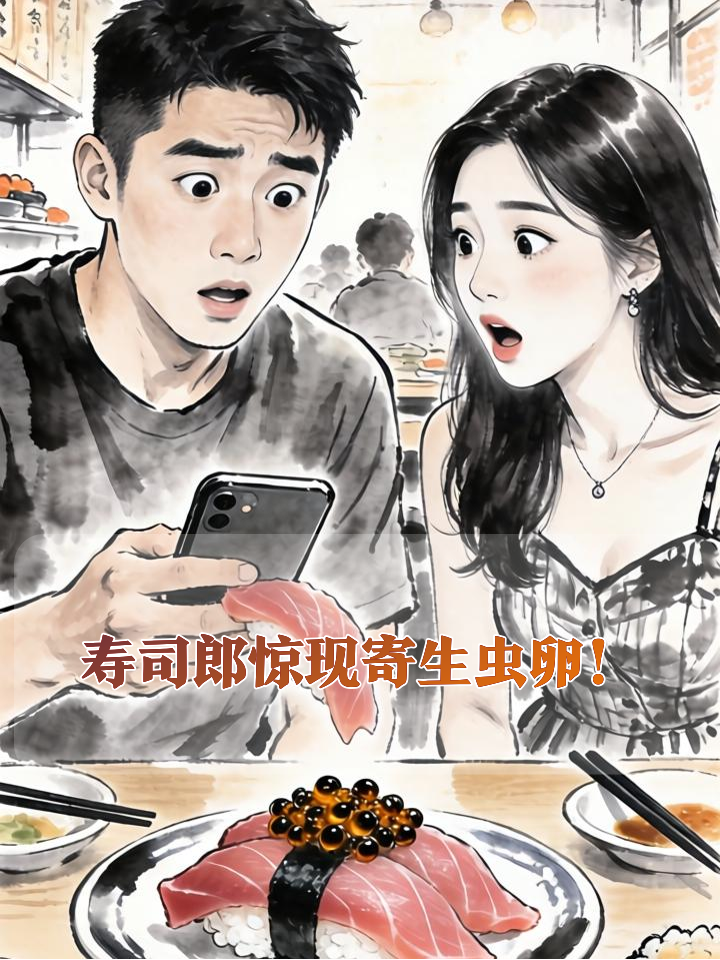 排队三小时吃寿司郎竟吃出寄生虫卵？市监部门已立案调查