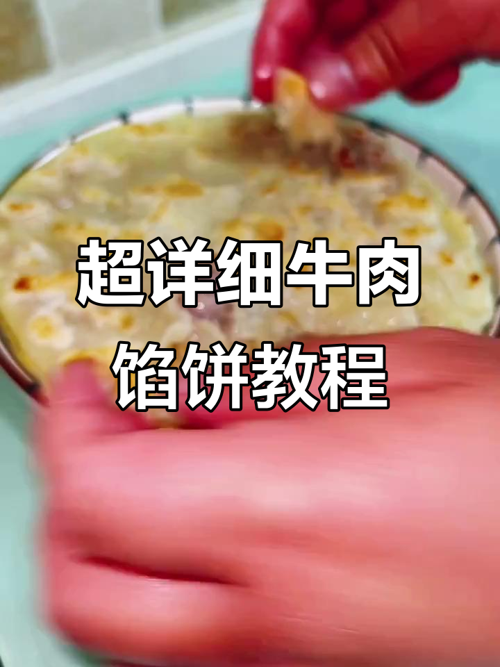 牛肉洋葱馅饼,简单又美味!