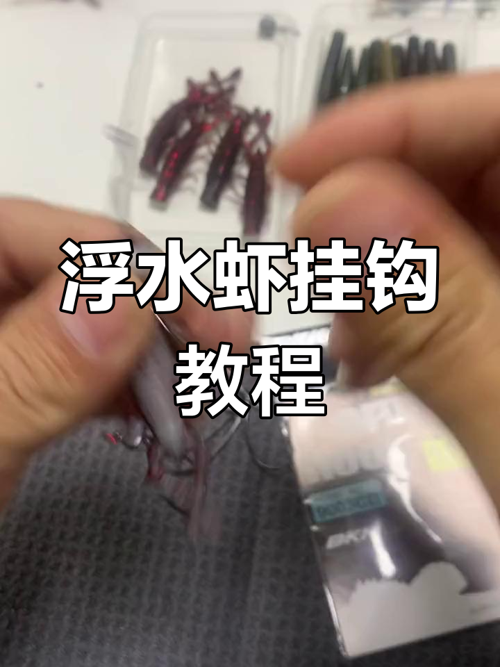 浮水虾曲柄钩挂法详解,轻松掌握技巧