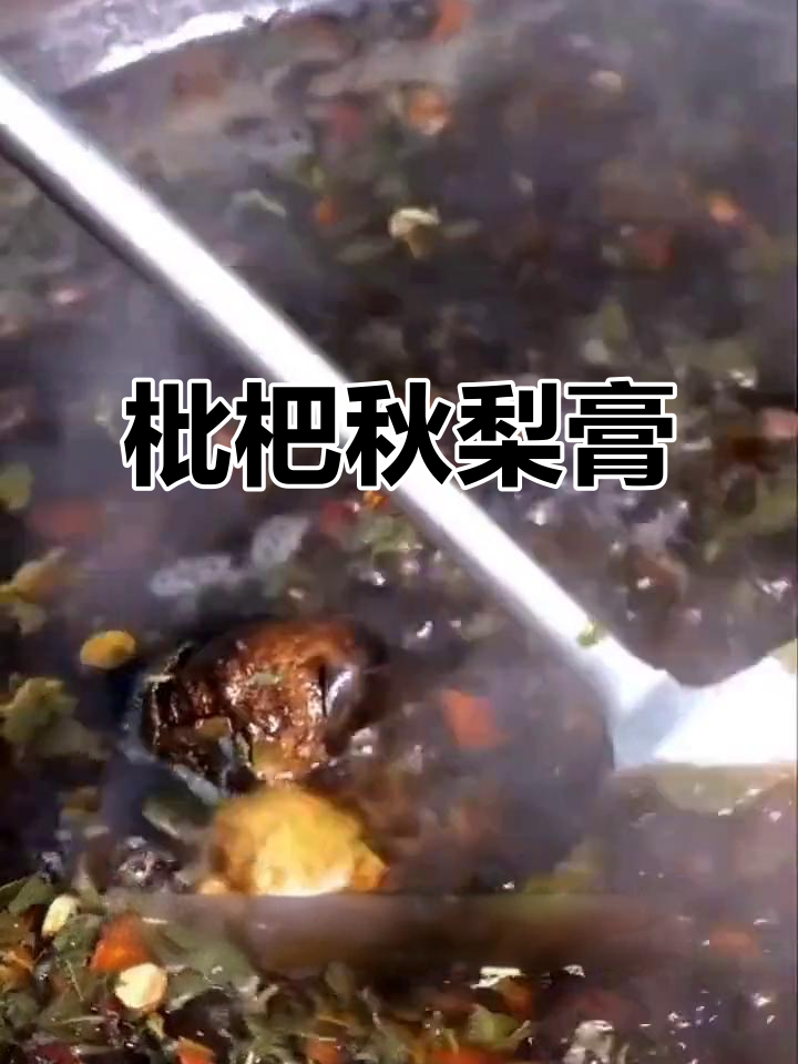 秋冬必备枇杷秋梨膏,草本精华熬制15小时