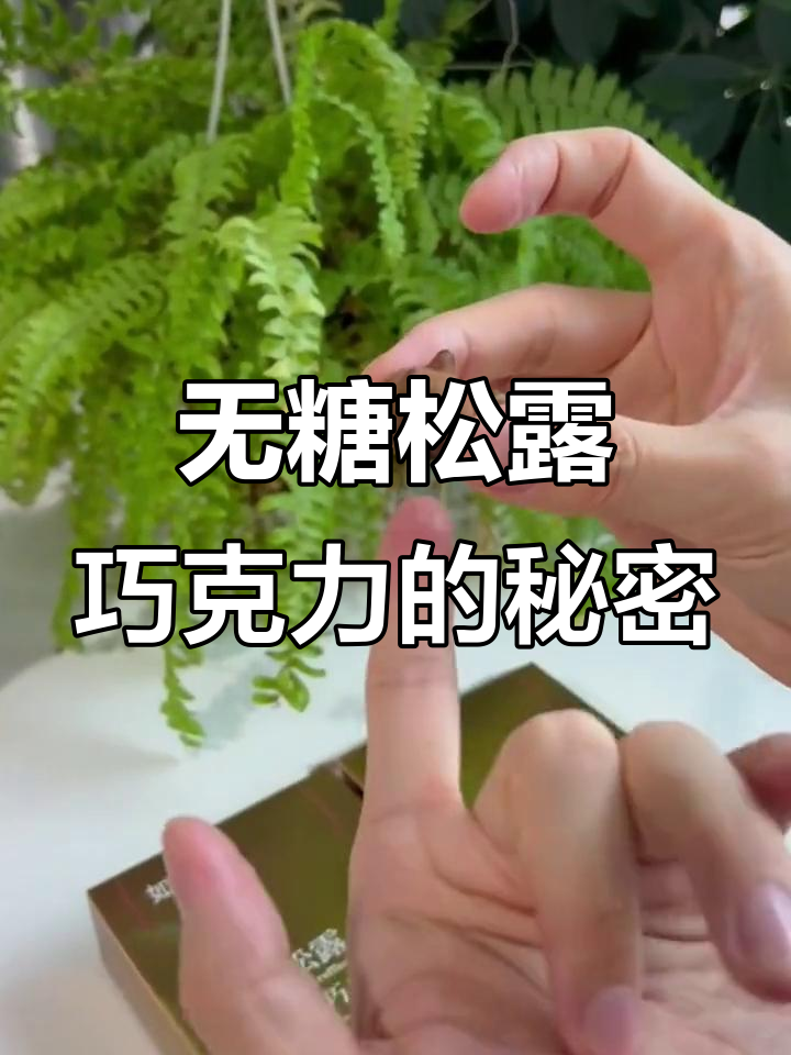 零蔗糖松露黑巧克力,减脂控糖必备美味
