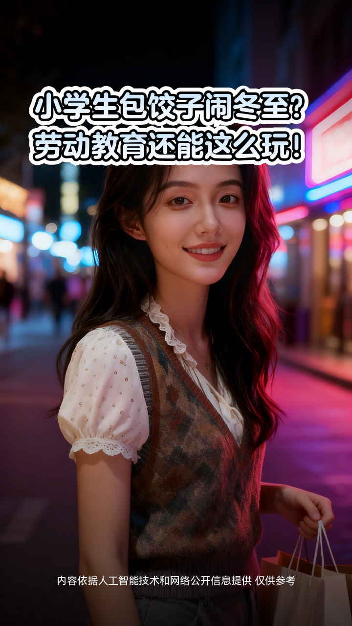 小学生包饺子闹冬至?劳动教育还能这么玩!