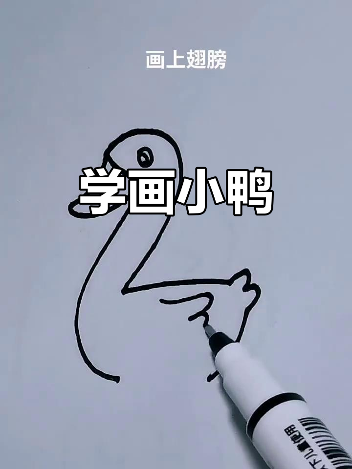 轻松学画可爱鸭子，简单步骤教你搞定