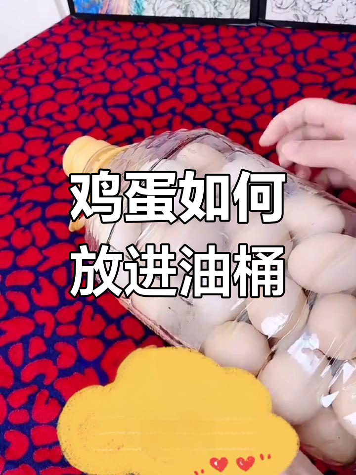 如何将鸡蛋安全装入油桶,长途运输不怕碎