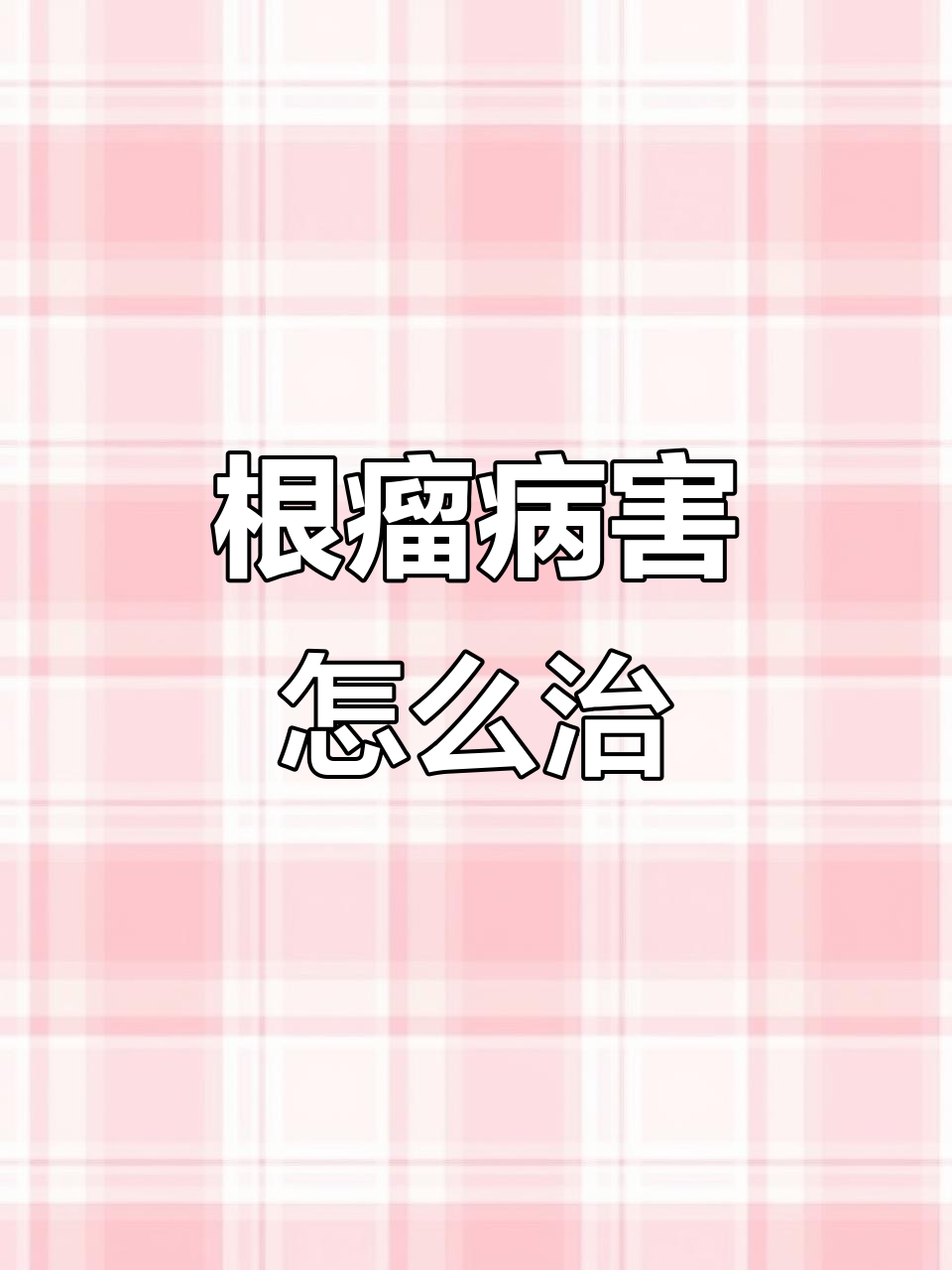 红菜苔根瘤病与根腐病的防治方法