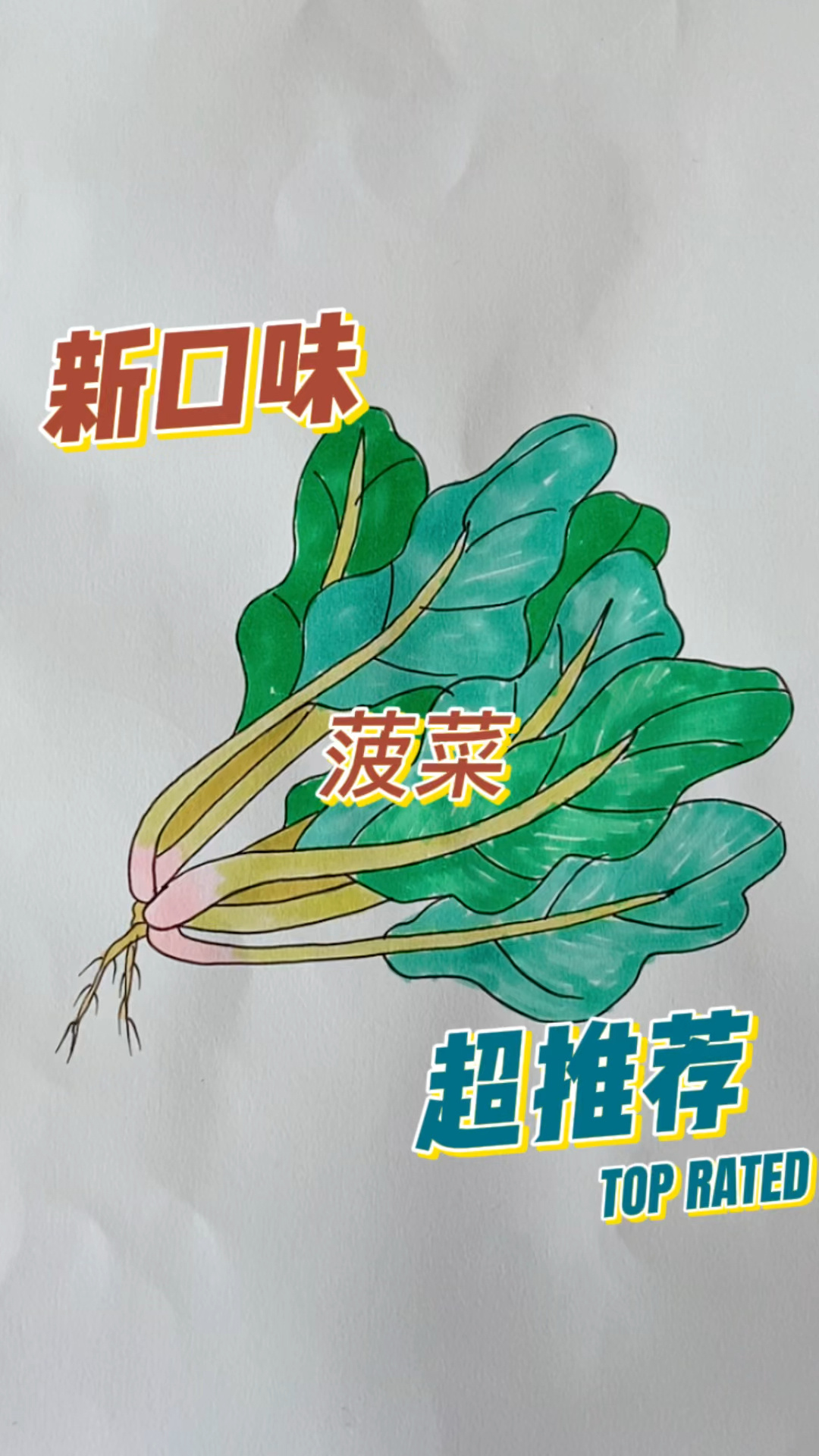 菠菜简笔画