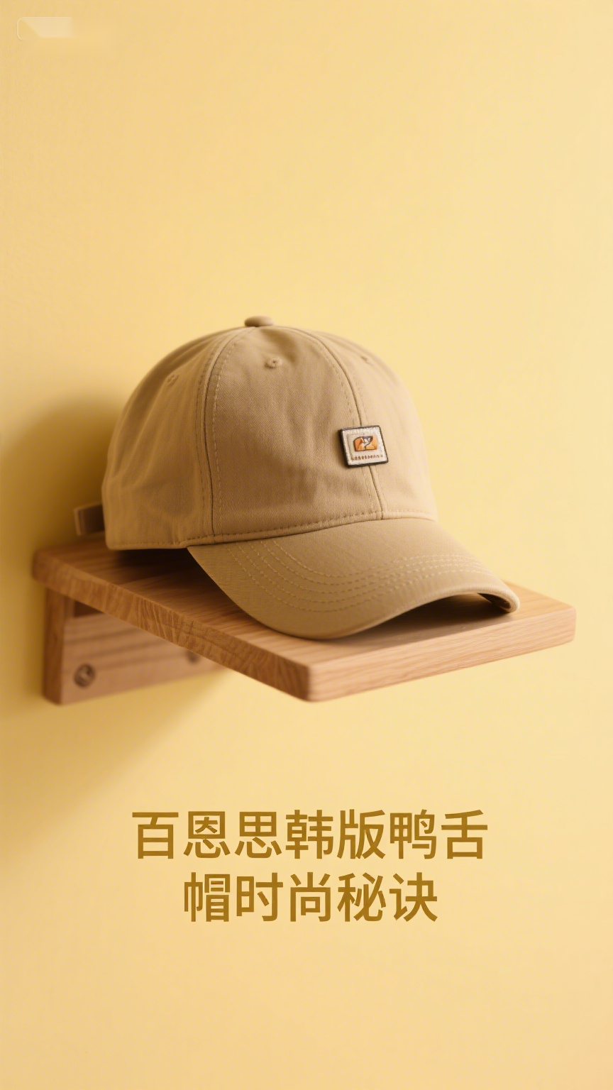 百恩思韩版鸭舌帽时尚秘诀
