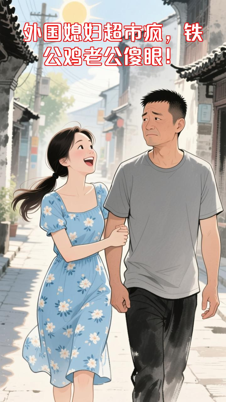 外国媳妇逛中国超市,铁公鸡老公被积分系统整破防!