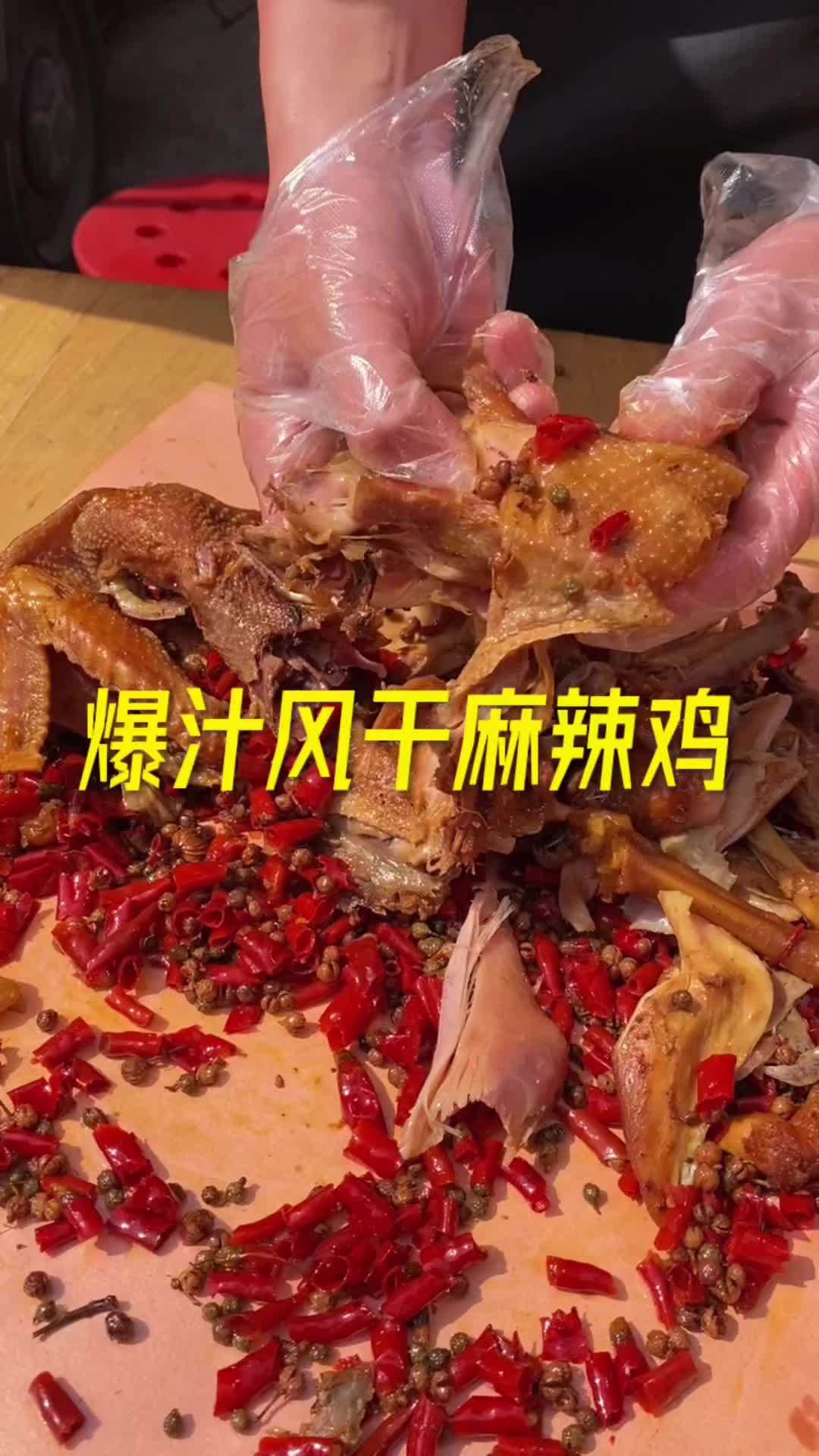 麻辣风干鸡 烧鸡 秘制卤味 腊牛肉 家乡特产麻辣风干鸡