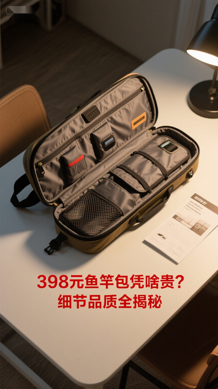 鱼竿包凭啥贵?细节品质全揭秘