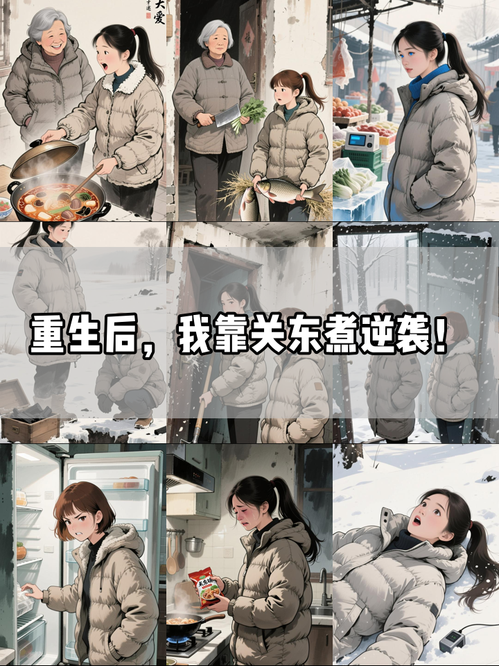 极寒末日重生,她用一包关东煮拯救全家