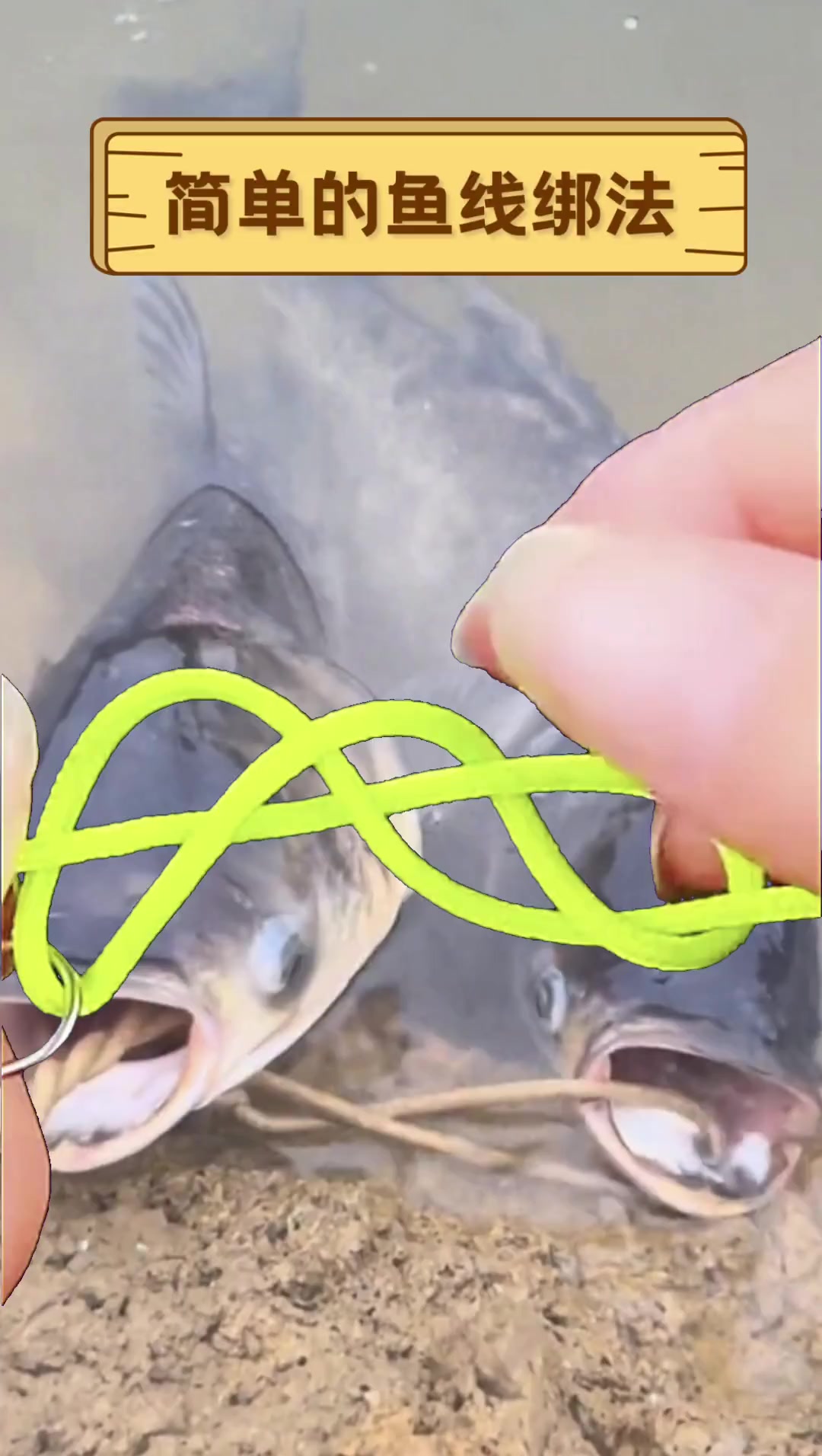简单的鱼线绑法