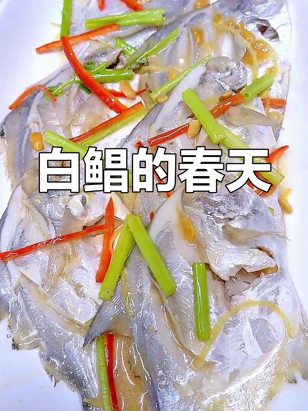 春季白鲳鲜美,搭配普宁豆酱煮制,口感绝佳