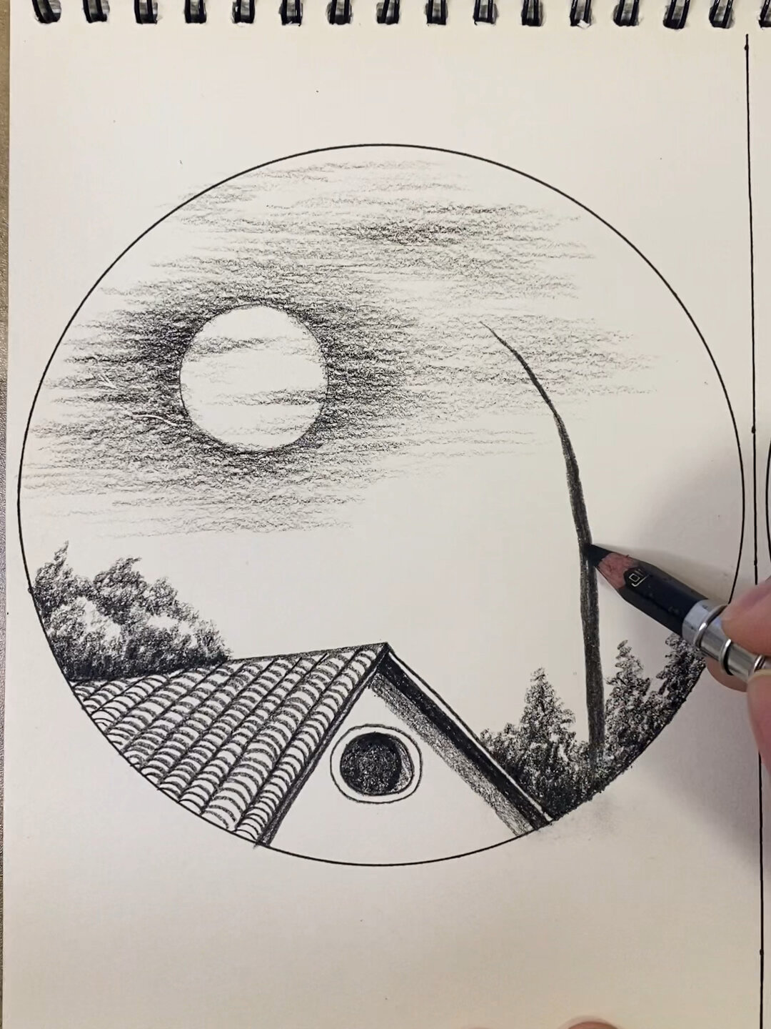 简单又好学的素描风景画,你学会了嘛?