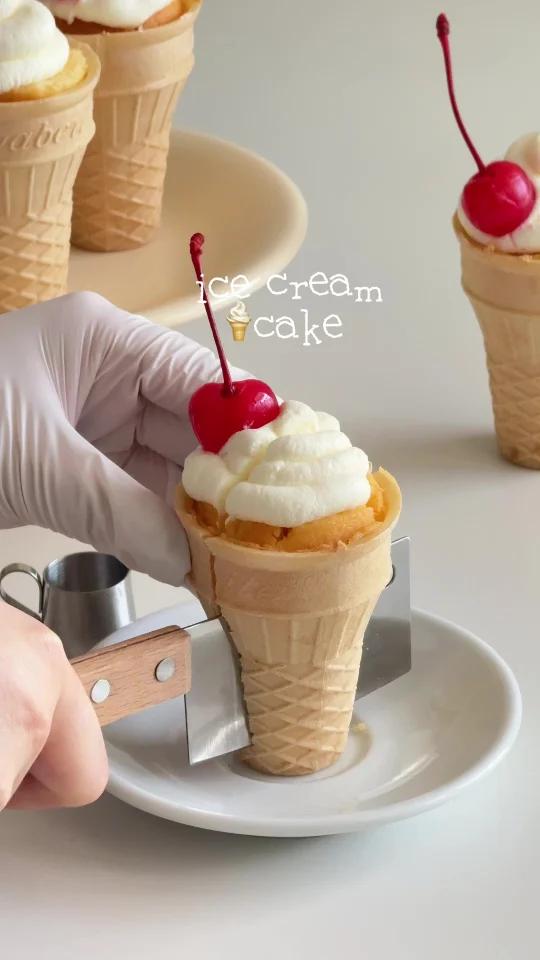 复刻ins爆火冰激凌蛋糕可爱晕了!.*