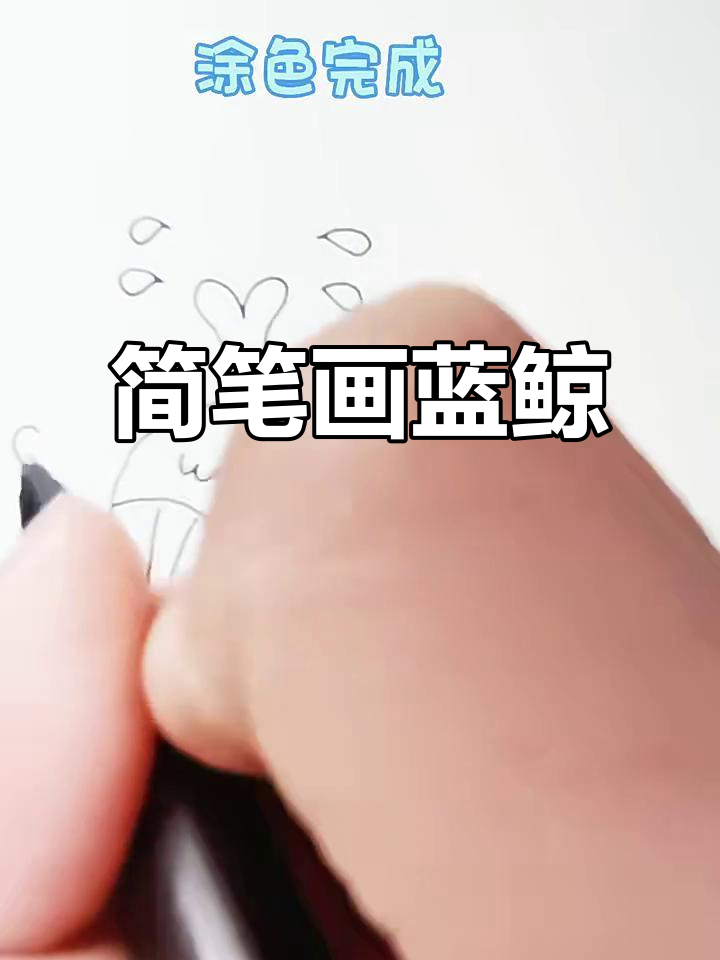 画出深邃鲸鱼,蓝色海洋的魅力展现