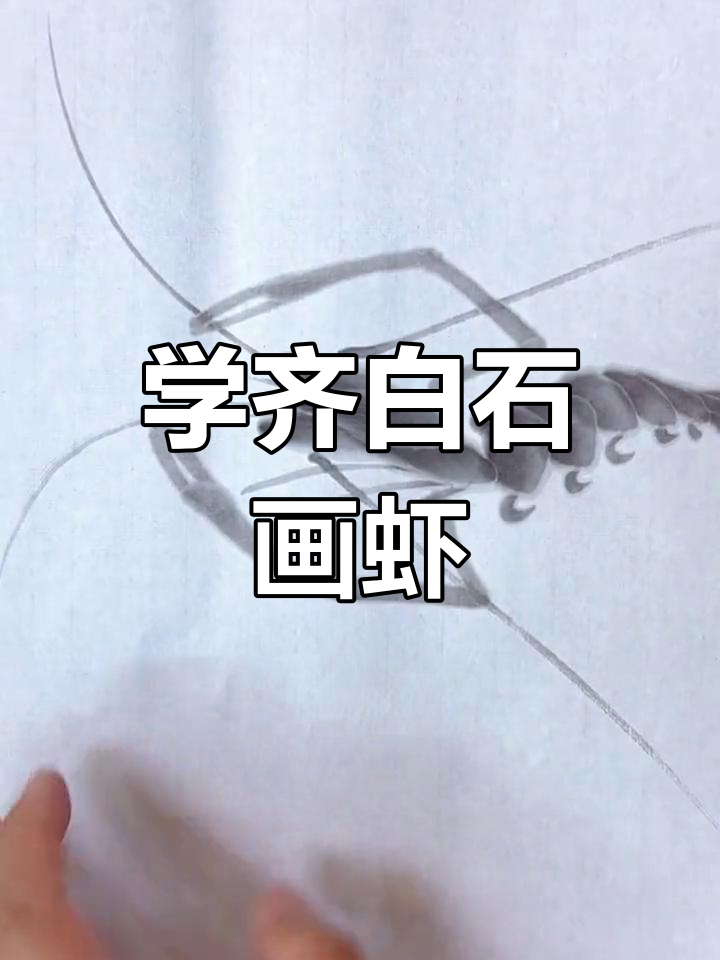 齐白石画虾技巧大揭秘，轻松学会花鸟画