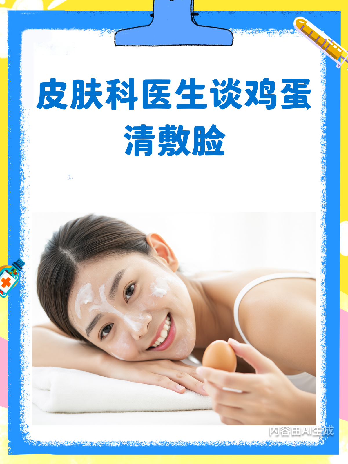 鸡蛋清敷脸真的有用吗?皮肤科医生来揭秘!
