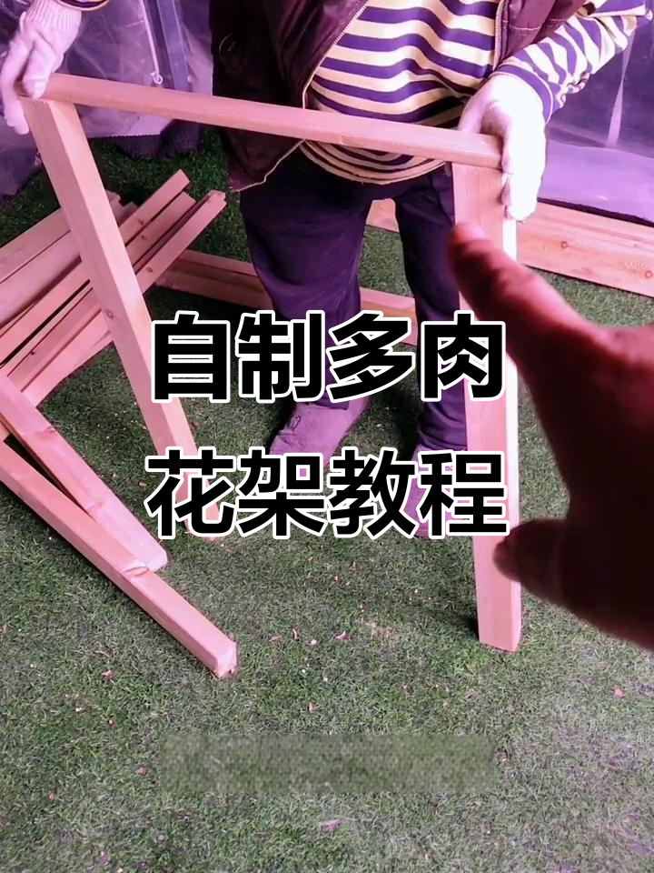 轻松DIY多肉花架,步骤超简单