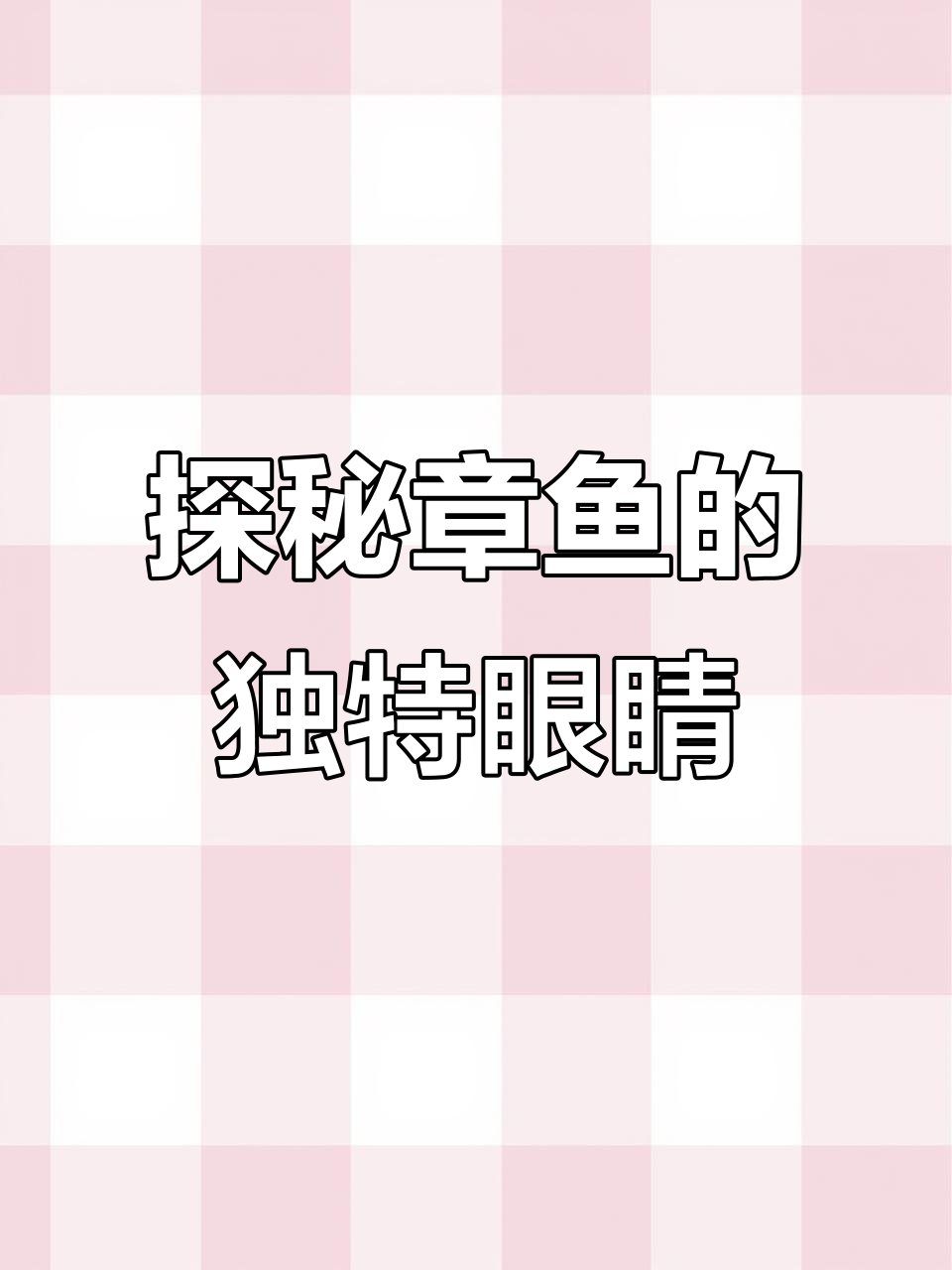 章鱼眼睛：看尽海底世界的神奇之眼