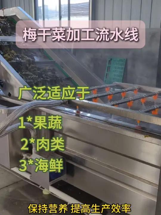 梅干菜设备加工流水线