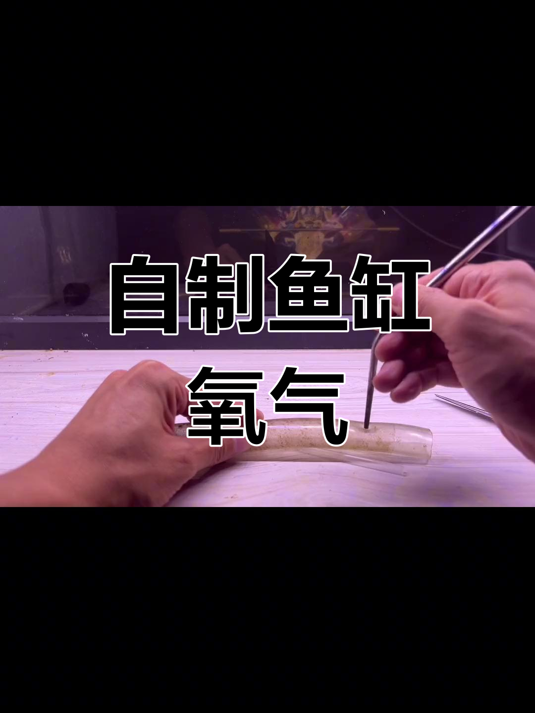 鱼缸无电增氧制作方法