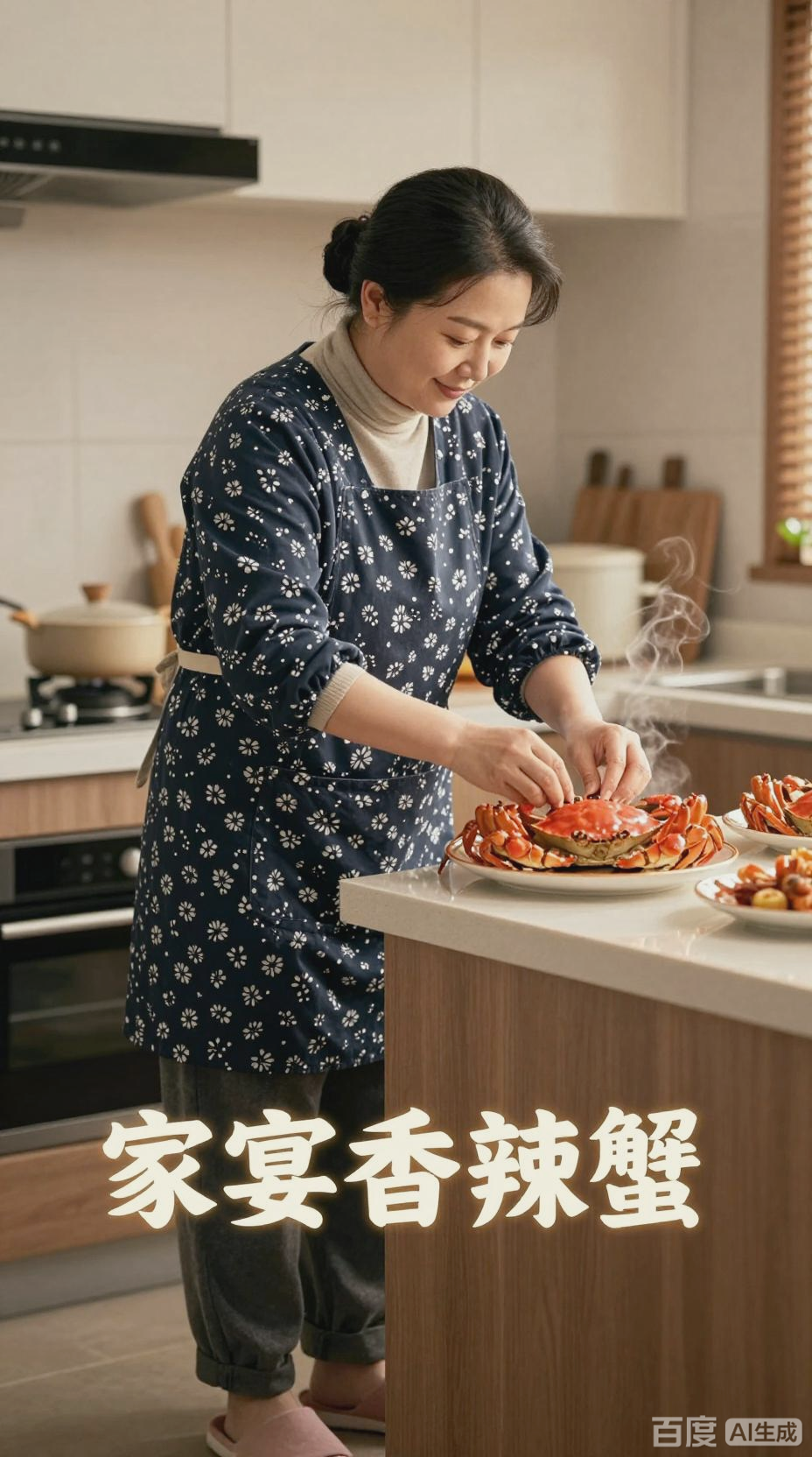 家庭烹饪香辣蟹，共享美味时光