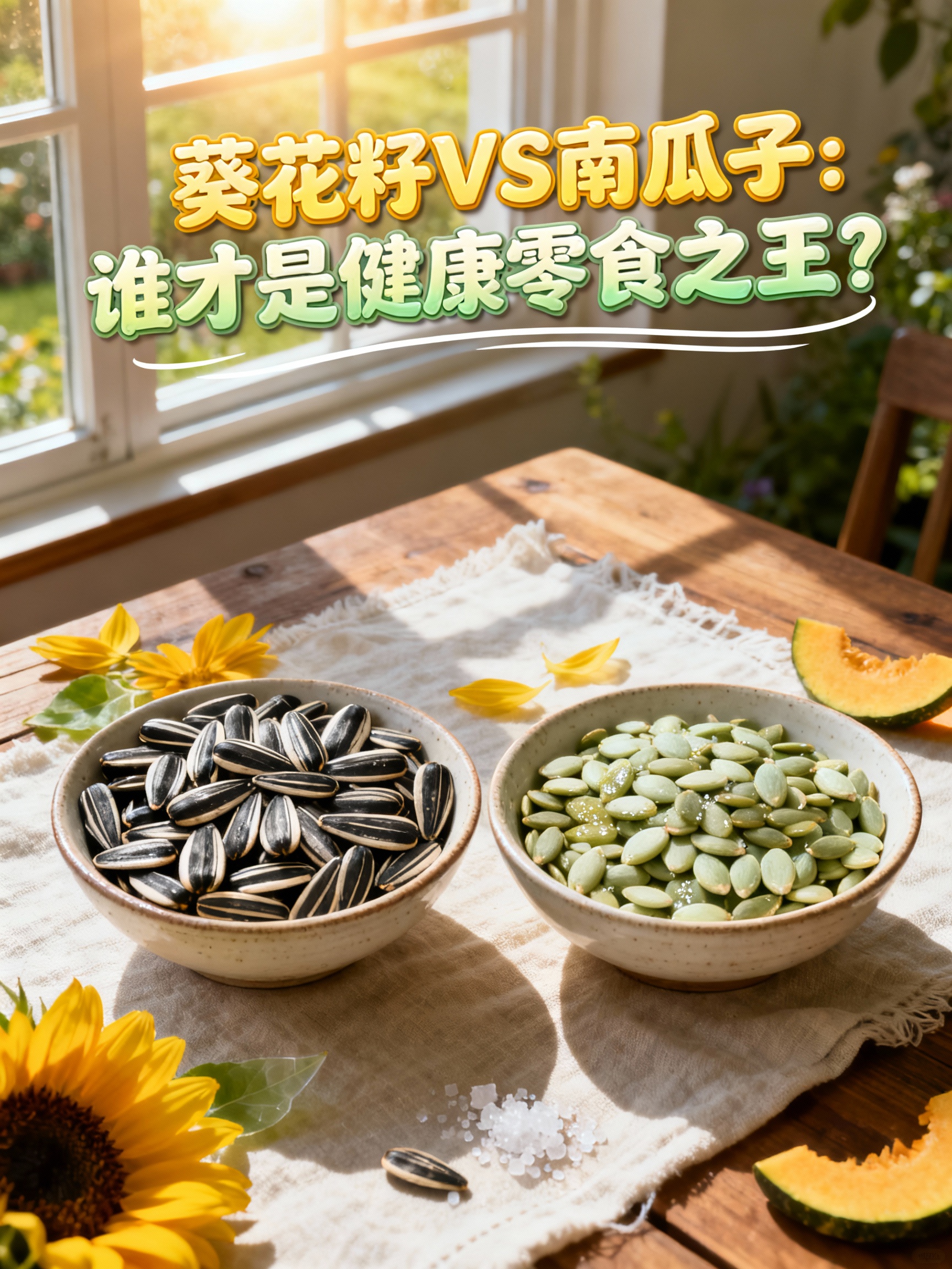 葵花籽VS南瓜子:谁才是健康零食之王?