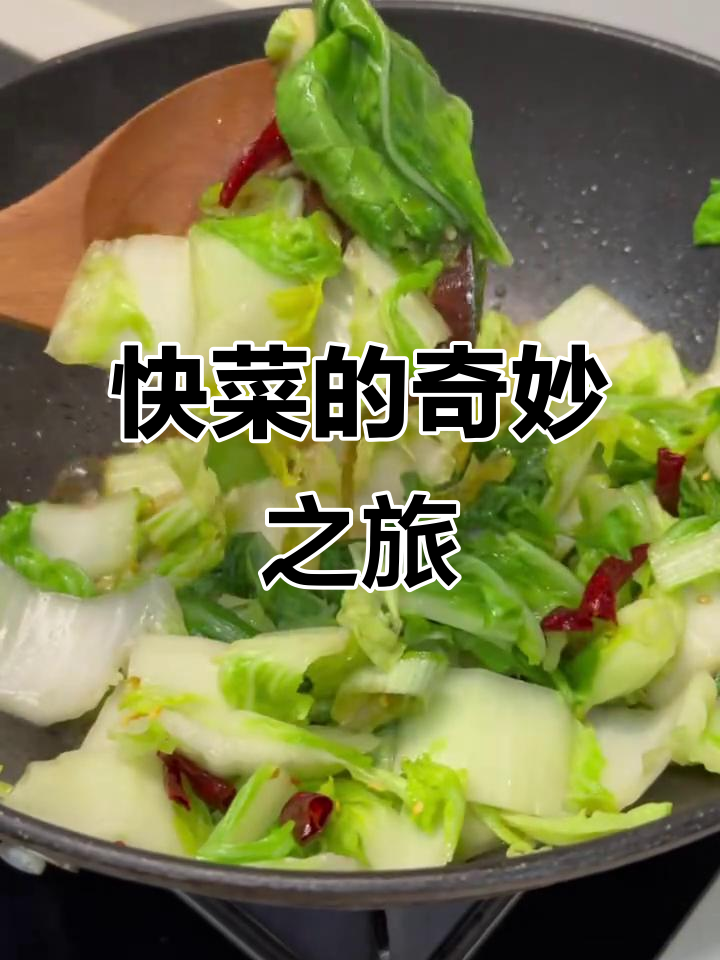 第一次尝试快菜,原来就是极速生长的小白菜,味道不错!