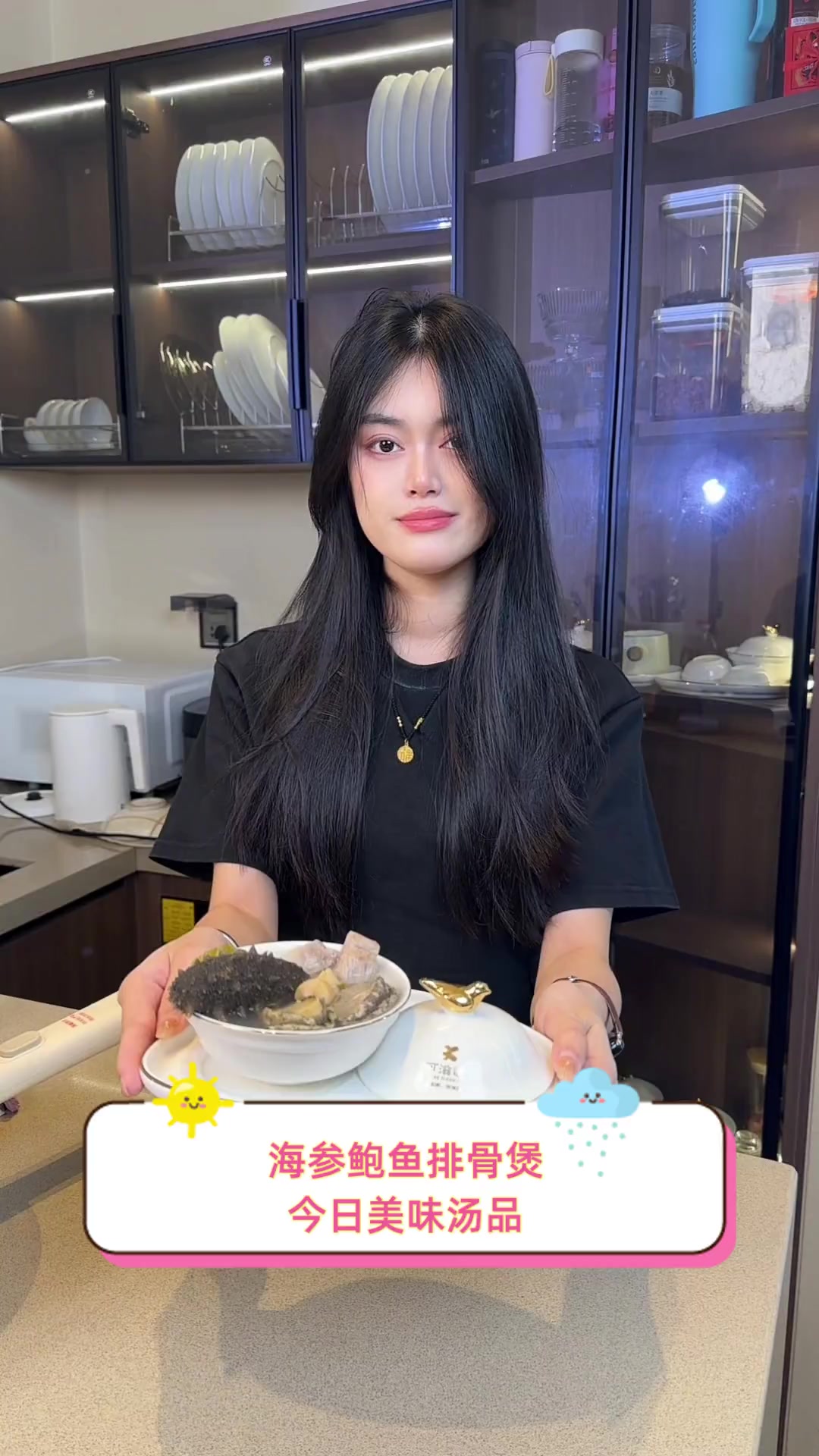 海参鲍鱼排骨煲,今日美味汤品