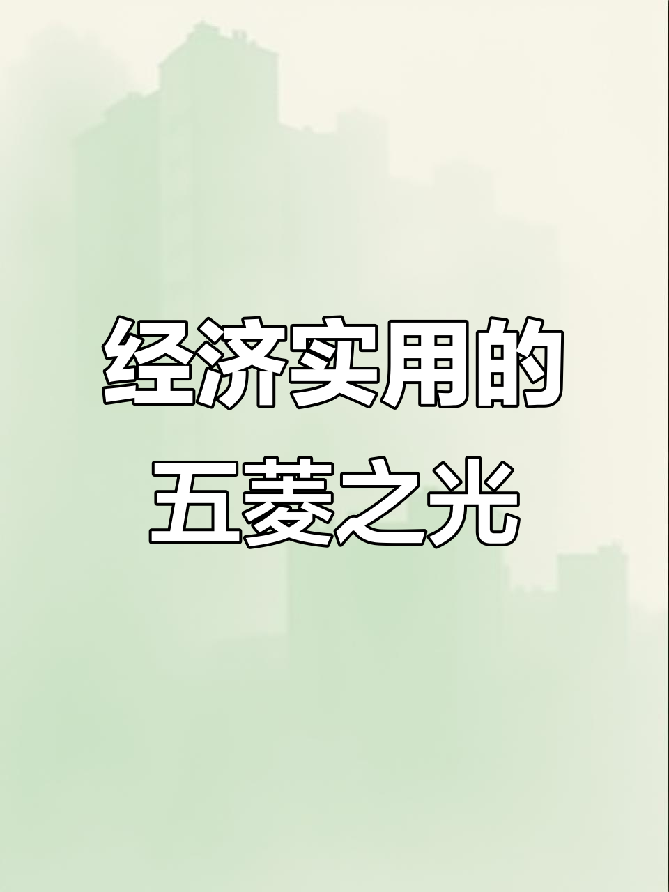 五菱之光封闭式面包车,实用又经济