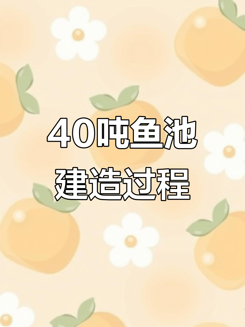 40吨鱼池建造全流程,水系统设计与施工细节揭秘